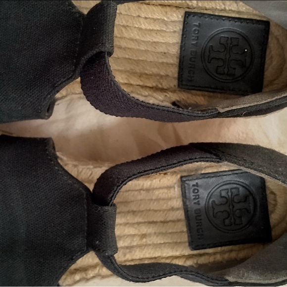Tory Burch Black Espadrille Flats - Picture 6 of 7